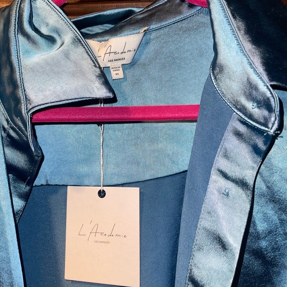 💋NWT L’ACADEMIE Blue dress - Picture 3 of 4